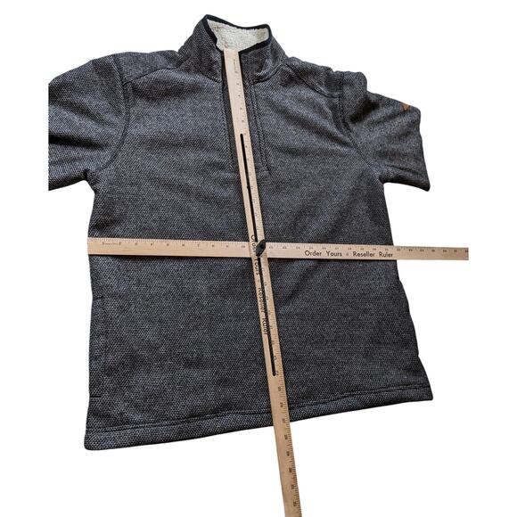 Orvis Sweater Mens Medium Sherpa Pullover Cozy Fleece Warm Winter Quarter Zip - Picture 13 of 14